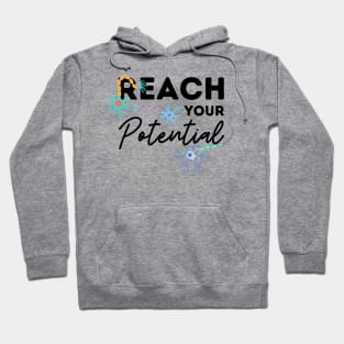 Reach Your Potential Neurons blk Hoodie